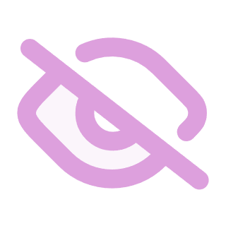 An eye, crossed out.